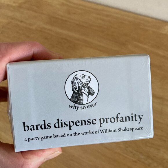 Bards Dispense Profanity NEW SEALED Party Game Based on William Shakespeare - Picture 6 of 6
